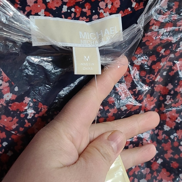 Michael Kors Red Floral Dress - Picture 8 of 8